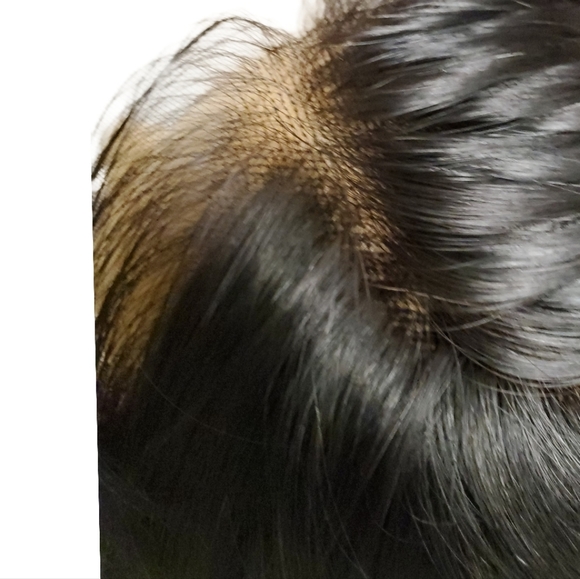 Lace front 100% Human Brazilian Hair Wig  Loose Wave 18 inch - Picture 11 of 12